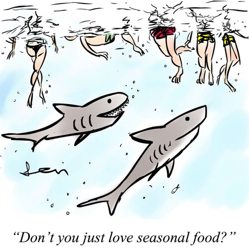"Don't you just love seasonal food?"