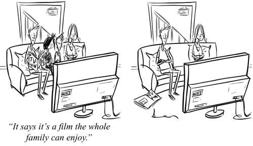 "It says it's a film the whole family can enjoy."