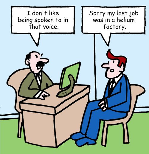 "I don't like being spoken to in that voice."
