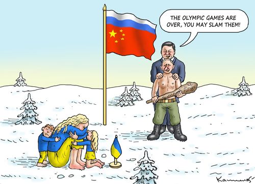 "The Olympic Games are over, you may slam them!"