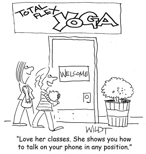 "Love her classes. She shows you how to talk on your phone in any position."