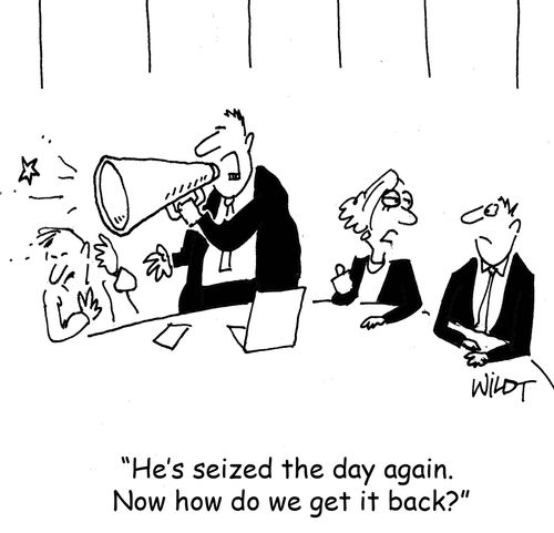 "He seized the day again. Now how do we get it back?"