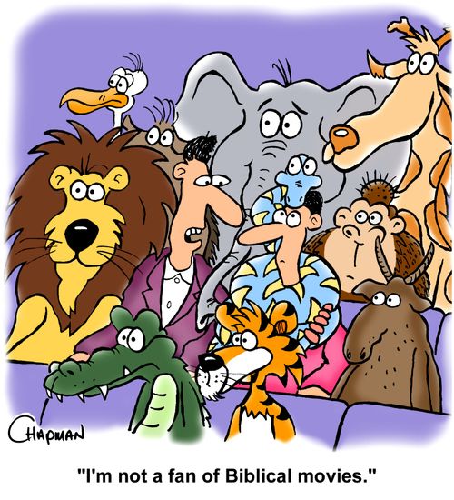 "I'm not a fan of biblical movies."