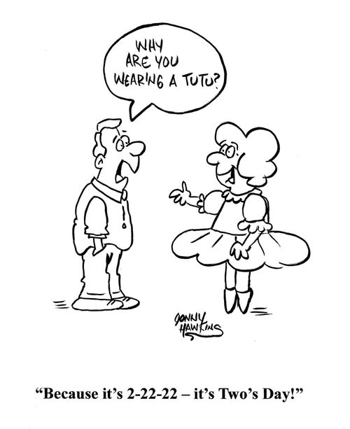 "Why are you wearing a tutu?"