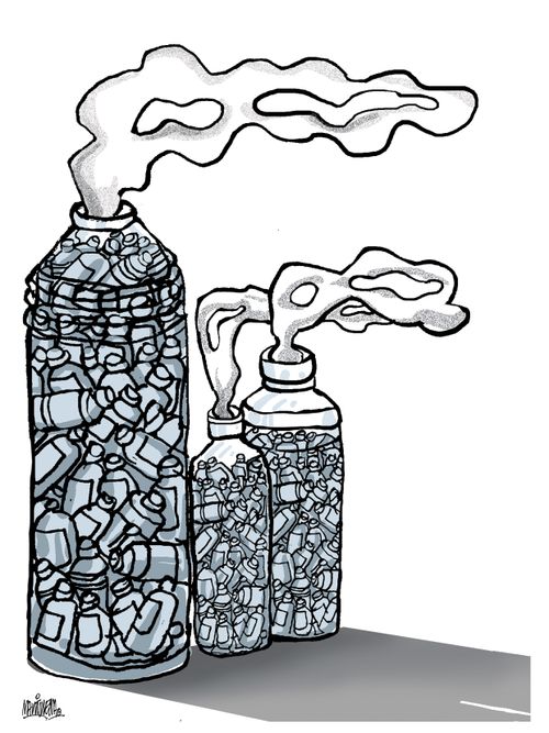 Plastic pollution