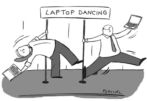Laptop Dancing.