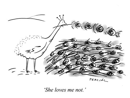 "She loves me not."