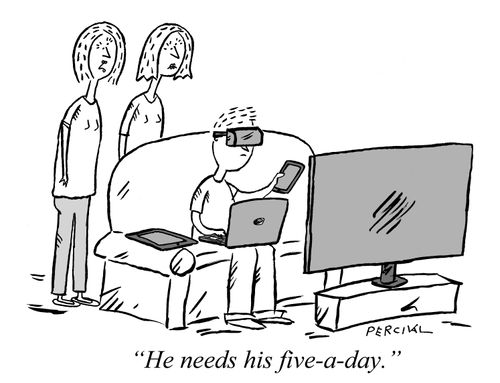 "He needs his five-a-day."