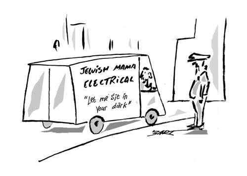 Jewish Mama Electrical: "Let me sit in your dark."