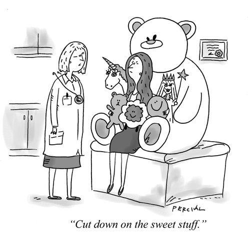 "Cut down on the sweet stuff."