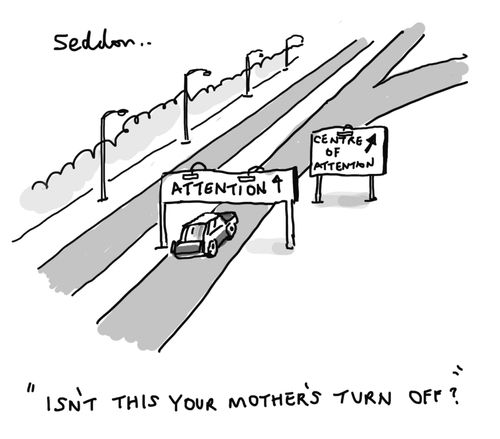 "Isn't this your mother's turn off?"