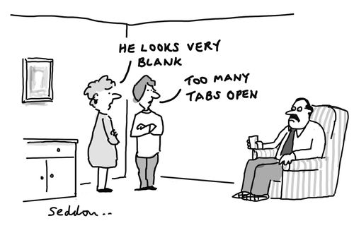 "Too many tabs open."
