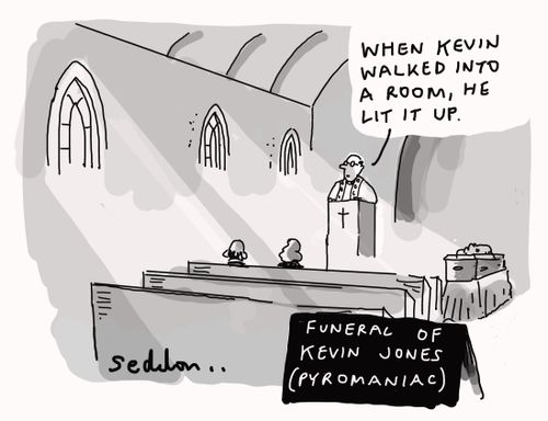 "When Kevin walked into a room, he lit it up."