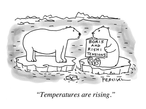 "Temperatures are rising."