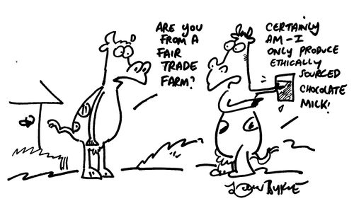 "Are you from a Fair Trade Farm?"