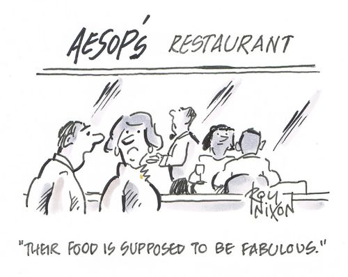 "Their food is supposed to be fabulous."