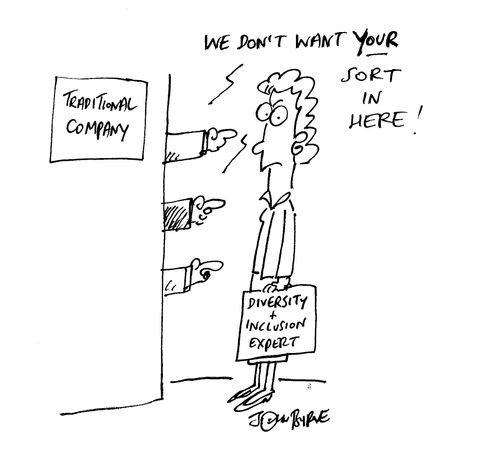 "We don't want your sort in here!"