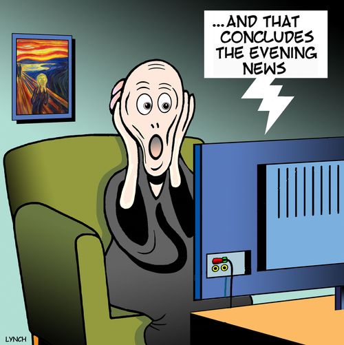 ". . . And that concludes the evening news."
