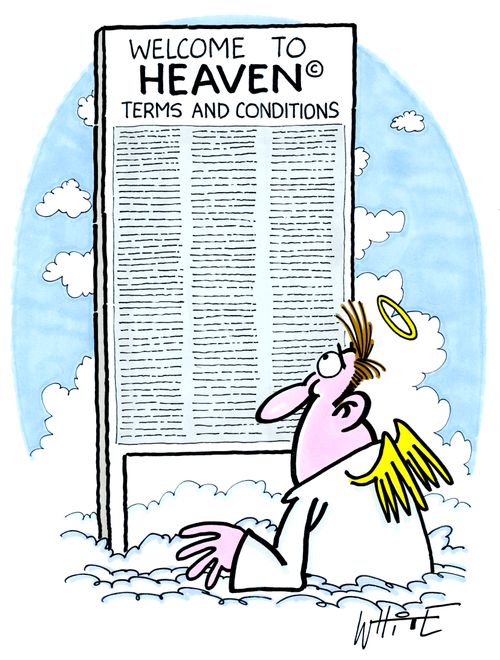 Heaven terms and conditions.