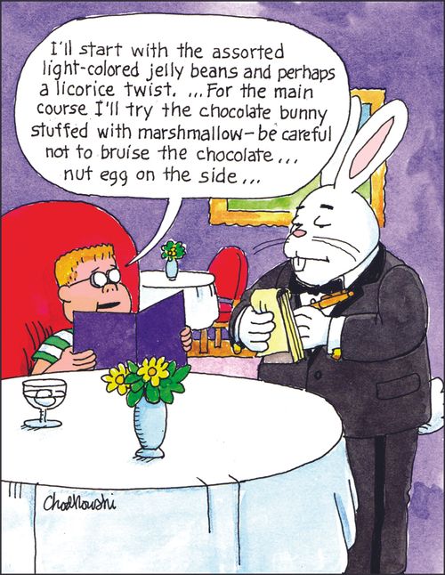 Easter Candy Menu