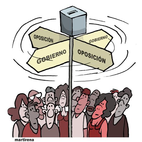 Government and opposition in elections