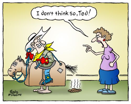 "I don't think so, Ted!"