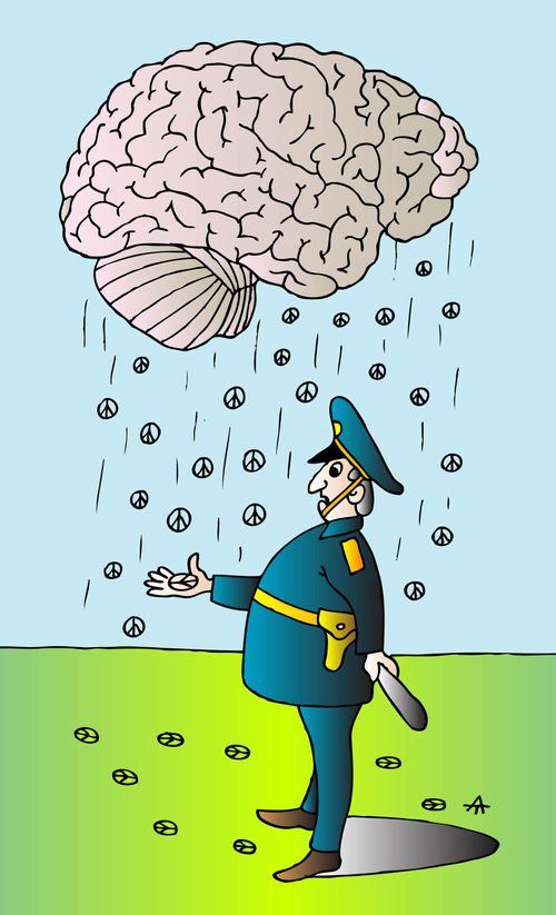 Brain Cloud Raining Peace