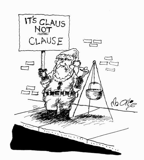 It's Claus Not Clause