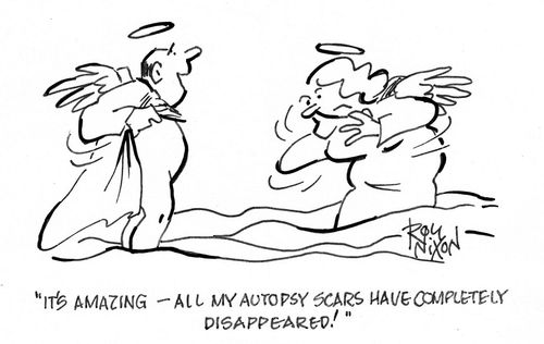 "It's amazing – All my autopsy scars have completely disappeared!" 