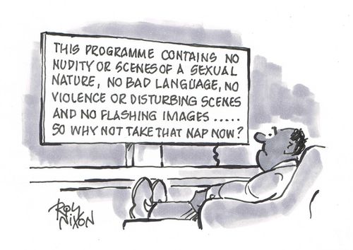 Television content warning.