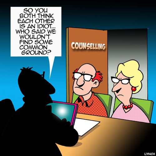 "So you both think each other is an idiot. . . who said we wouldn't find some common ground?"