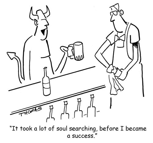 "It took a lot of soul searching, before i became a success."