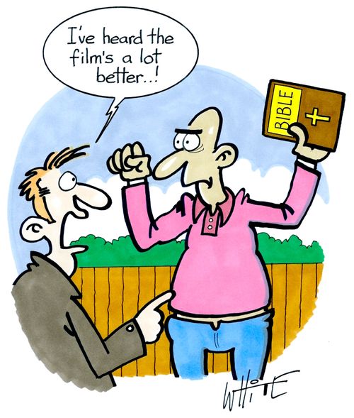 "I've heard the film's a lot better..!"