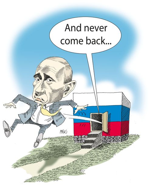 "And never come back. . ."