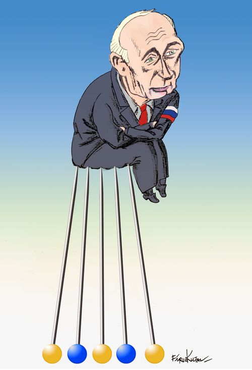 Putin is distressed
