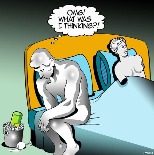 "Omg! What was I thinking?!"