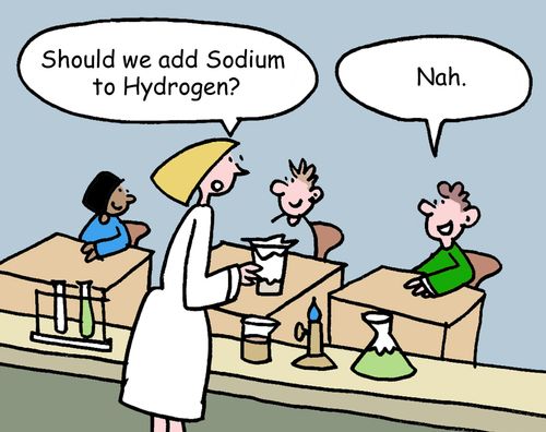"Should we add sodium to hydrogen?"