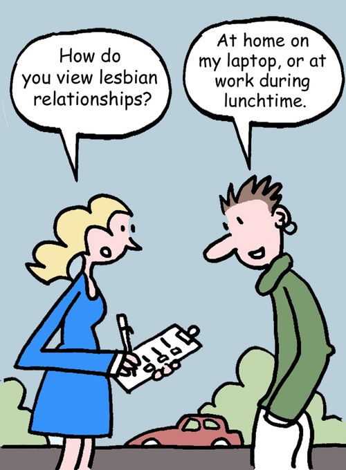 "How do you view lesbian relationships?"