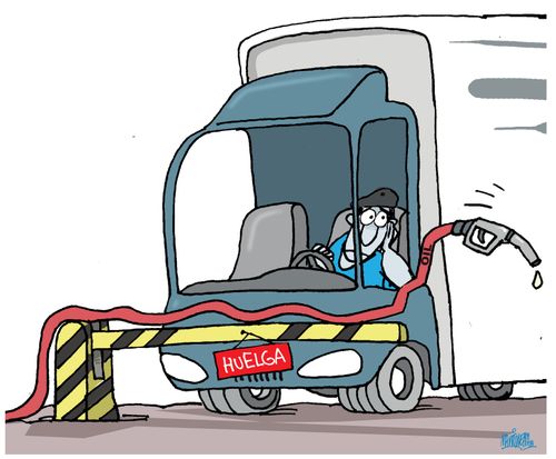 Transporter Strikes in Spain