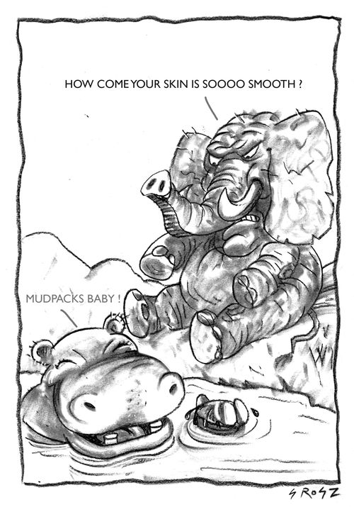 "How come your skin is sooooo smooth?"