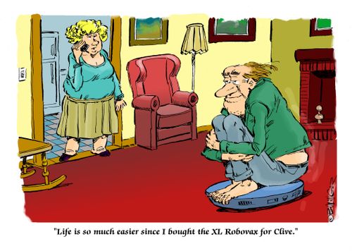 "Life is so much easier since I brought the XL Robovax for Clive."