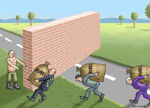 Putin demands that fuel be paid for in the Rubel.