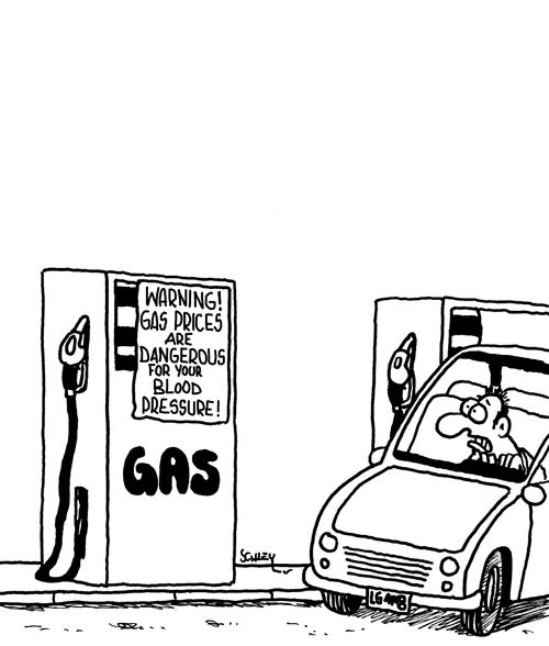 Warning! Gas Prices Are Dangerous For Your Blood Pressure!