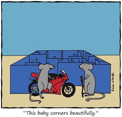 "This baby corners beautifully."