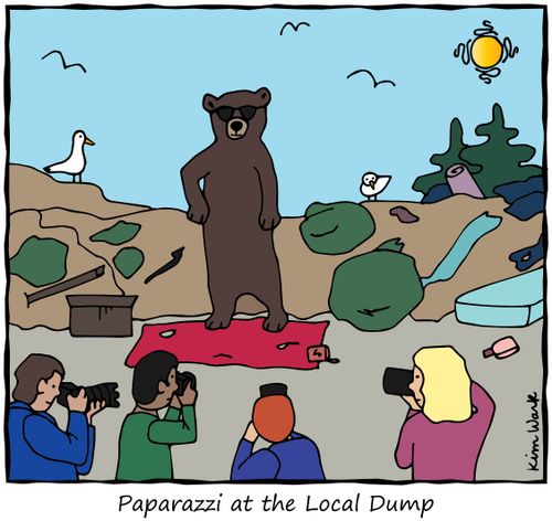 Paparazzi at the Local Dump
