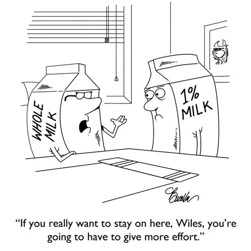 "If you really want to stay on here, Wiles, you're going to have to give more effort."