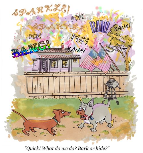 Doggy Fireworks