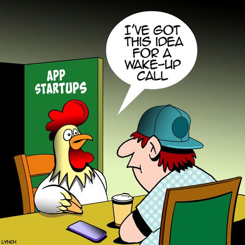 "I've got this idea for a wake-up call."