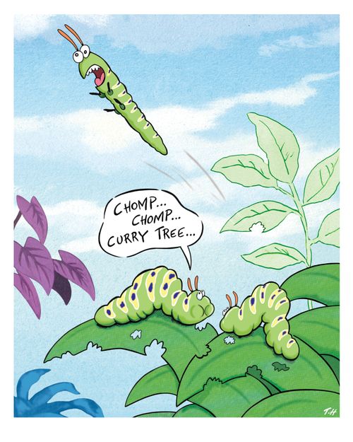 "Chomp... Chomp... Curry Tree..."
