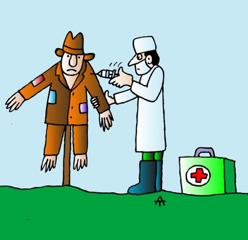 Vaccinating Scarecrow